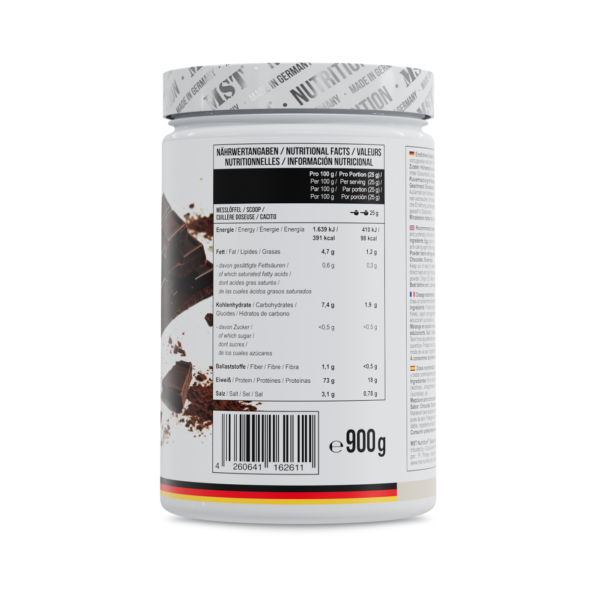 Protein EGG White 900g Chocolate