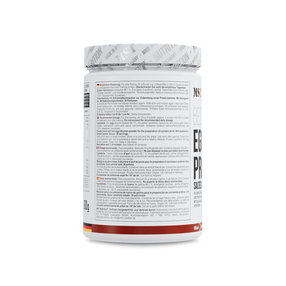 Protein EGG White 900g Salted caramel
