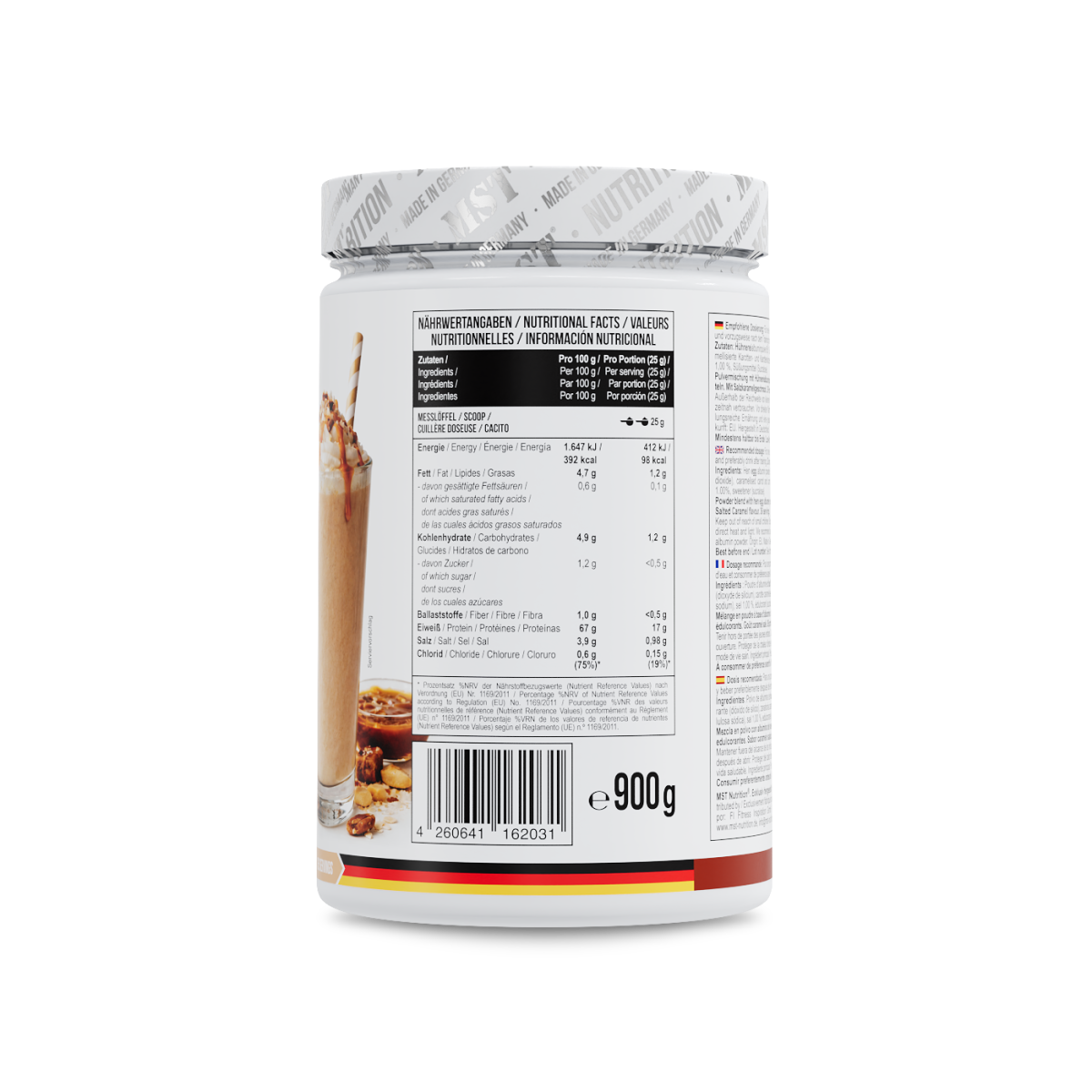 Protein EGG White 900g Salted caramel