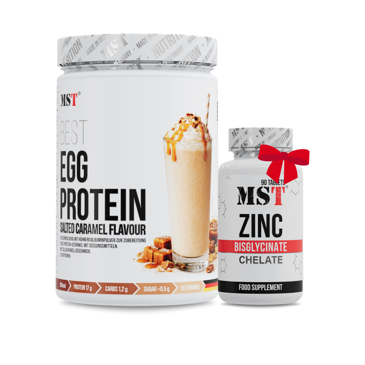 Protein EGG White 900g Salted caramel
