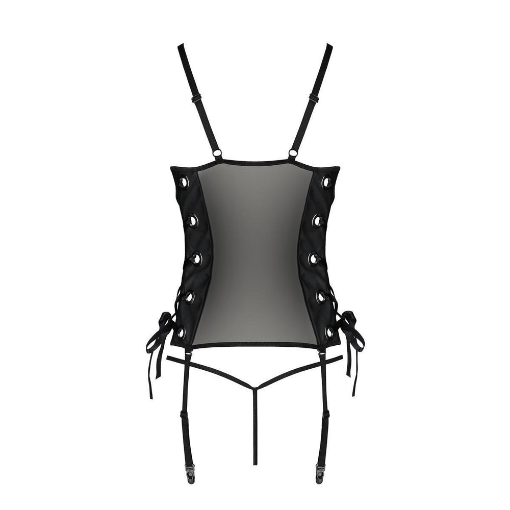 PS Malwia Size Plus corset & thong black