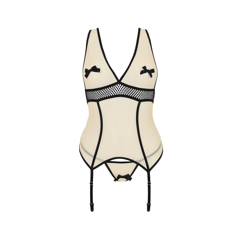 PS Viena Size Plus corset & thong beige