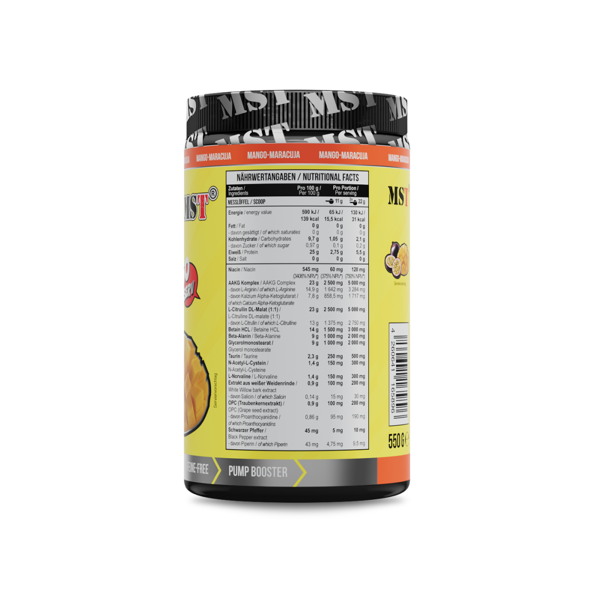 Pump Killer 550 g Mango-maracuja