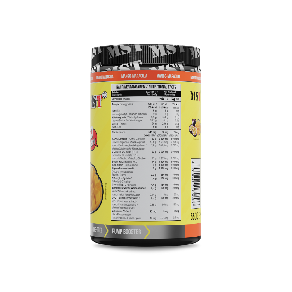 Pump Killer 550 g Mango-maracuja