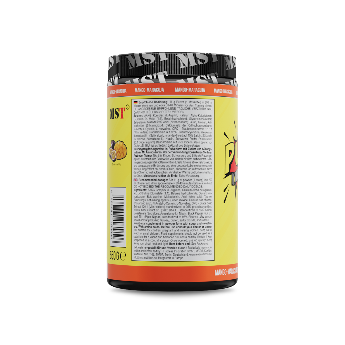Pump Killer 550 g Mango-maracuja