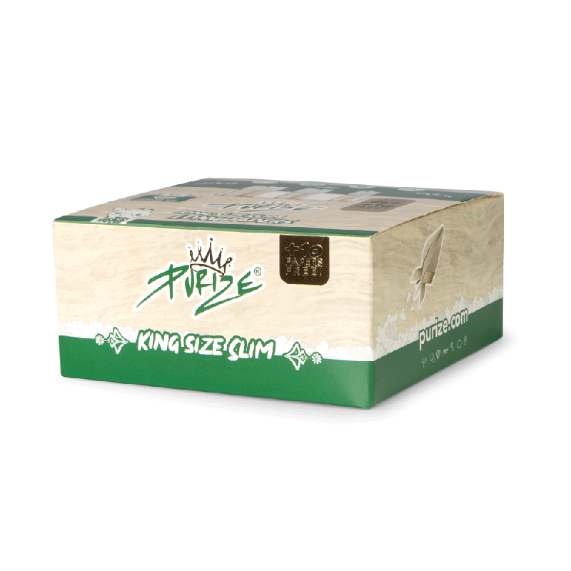 Purize - King Size Slim - Brown - Box - 50 x 42 Stück