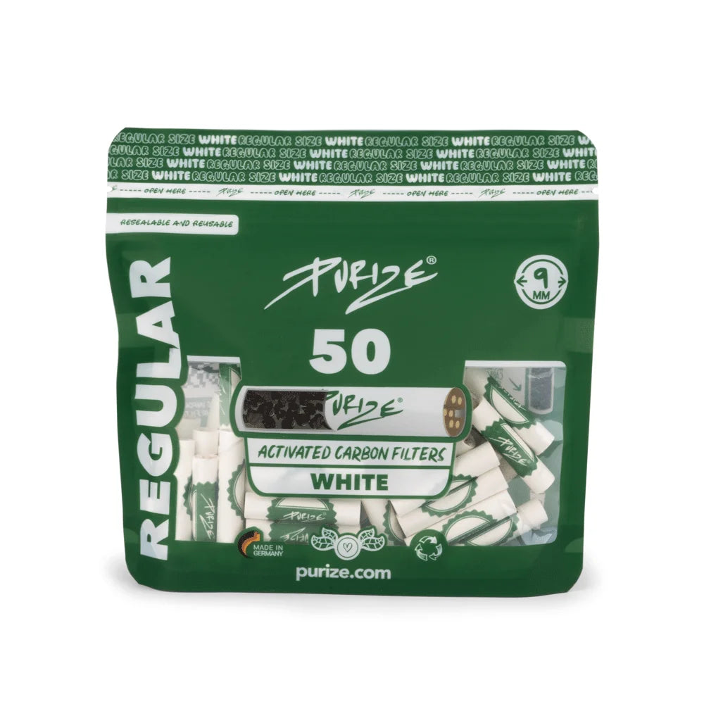 Purize - Regular Size - 9mm - 50 Stück - White