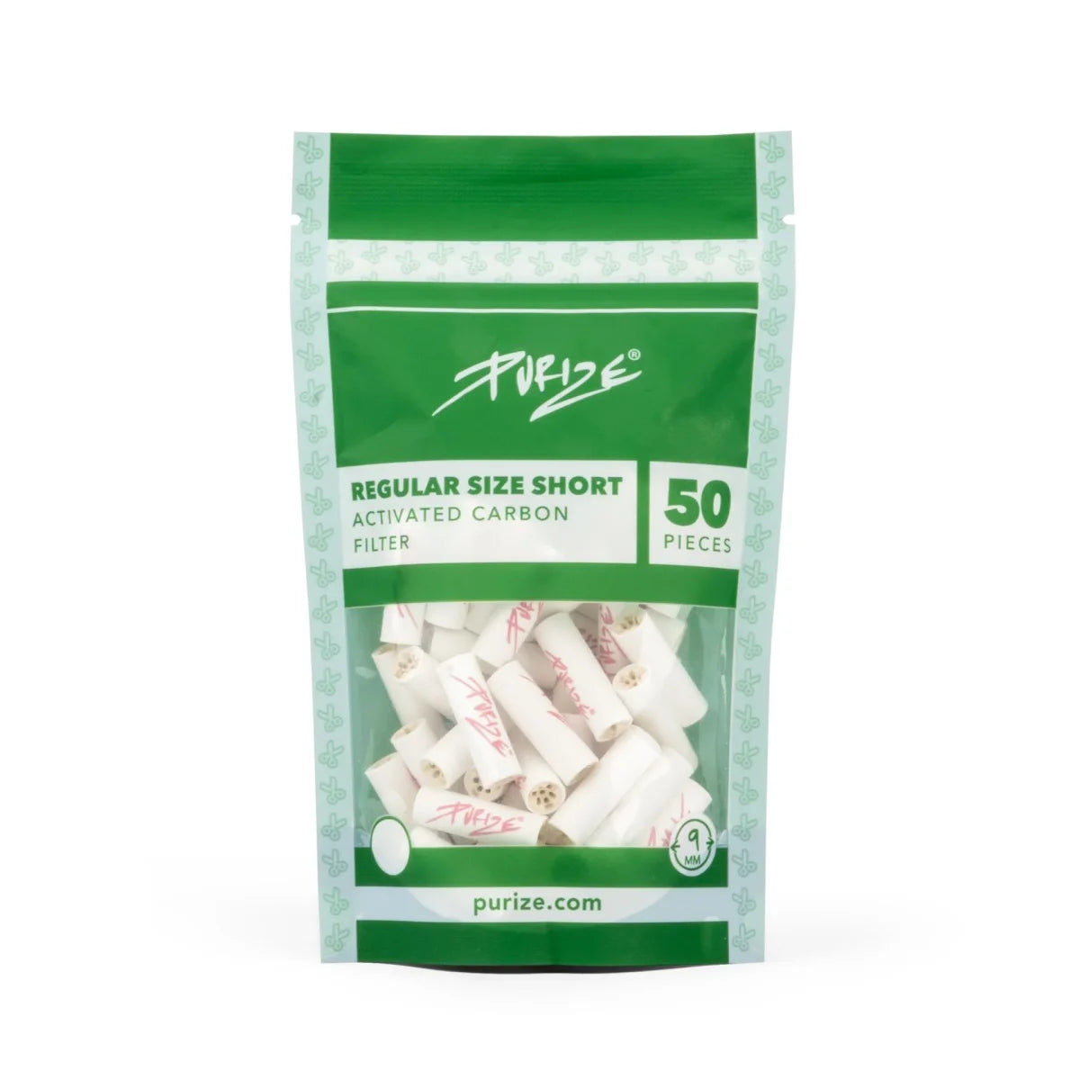 Purize - Regular Size Short - 9mm - 50 Stück - White