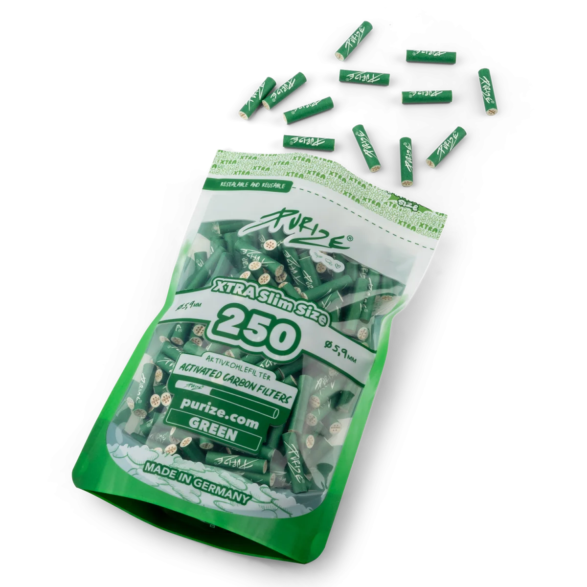 Purize - Xtra Slim Size - 250 Stück - Green