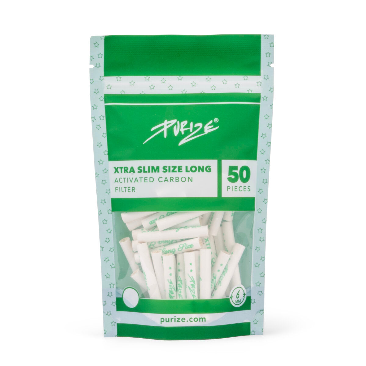 Purize - Xtra Slim Size Long - 6mm - 50 Stück - White