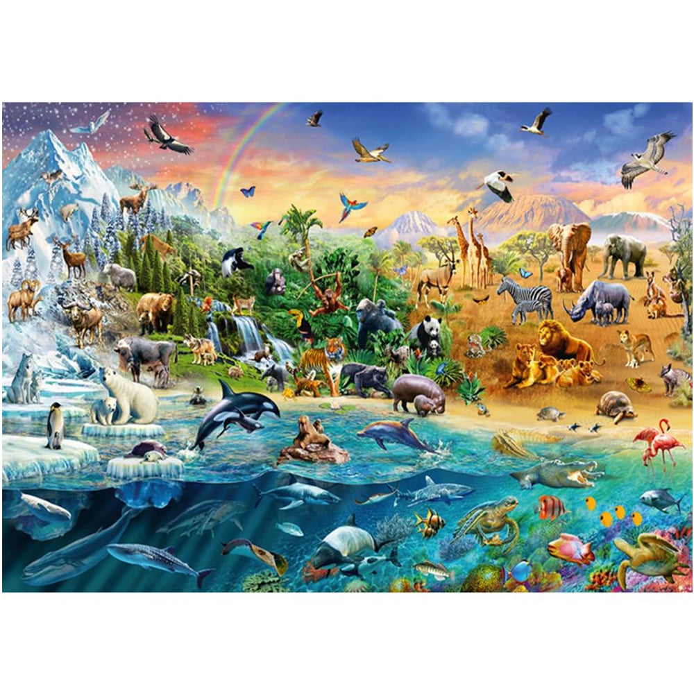 Puzzle Die Welt der Tiere, 1000 Teile