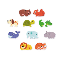 Puzzle Duo Tiere