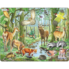 Puzzle Europäischer Wald, 40 Teile