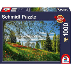 Puzzle Frühlingsallee zur Tulpenblüte, Insel Mainau, 1000 Teile