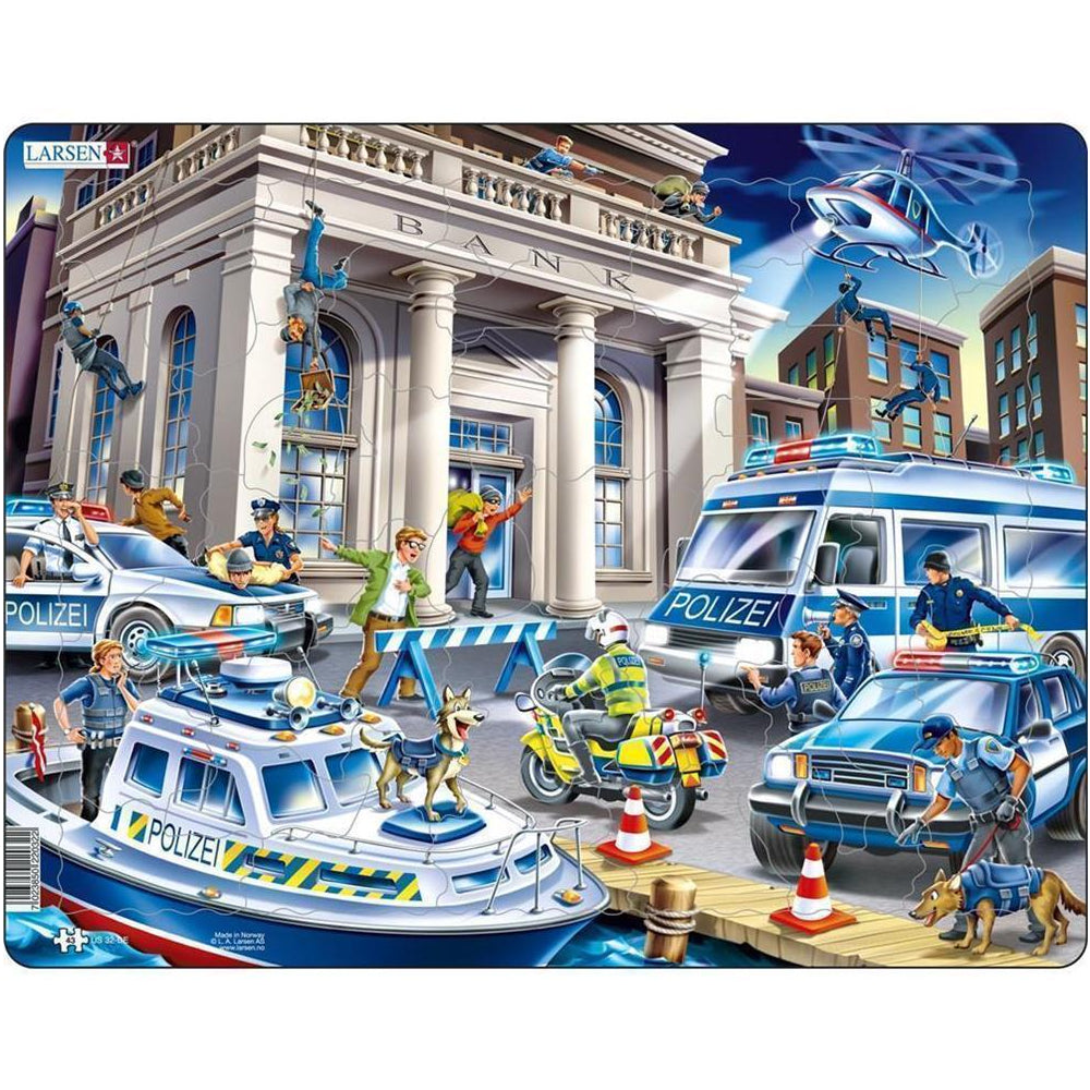 Puzzle Polizei, 43 Teile