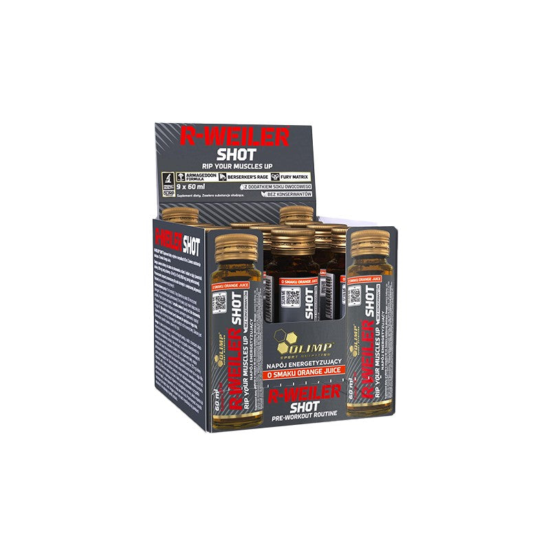 R-Weiler Shot Juice Glass Ampoule - 60ml - Raging Cola x9