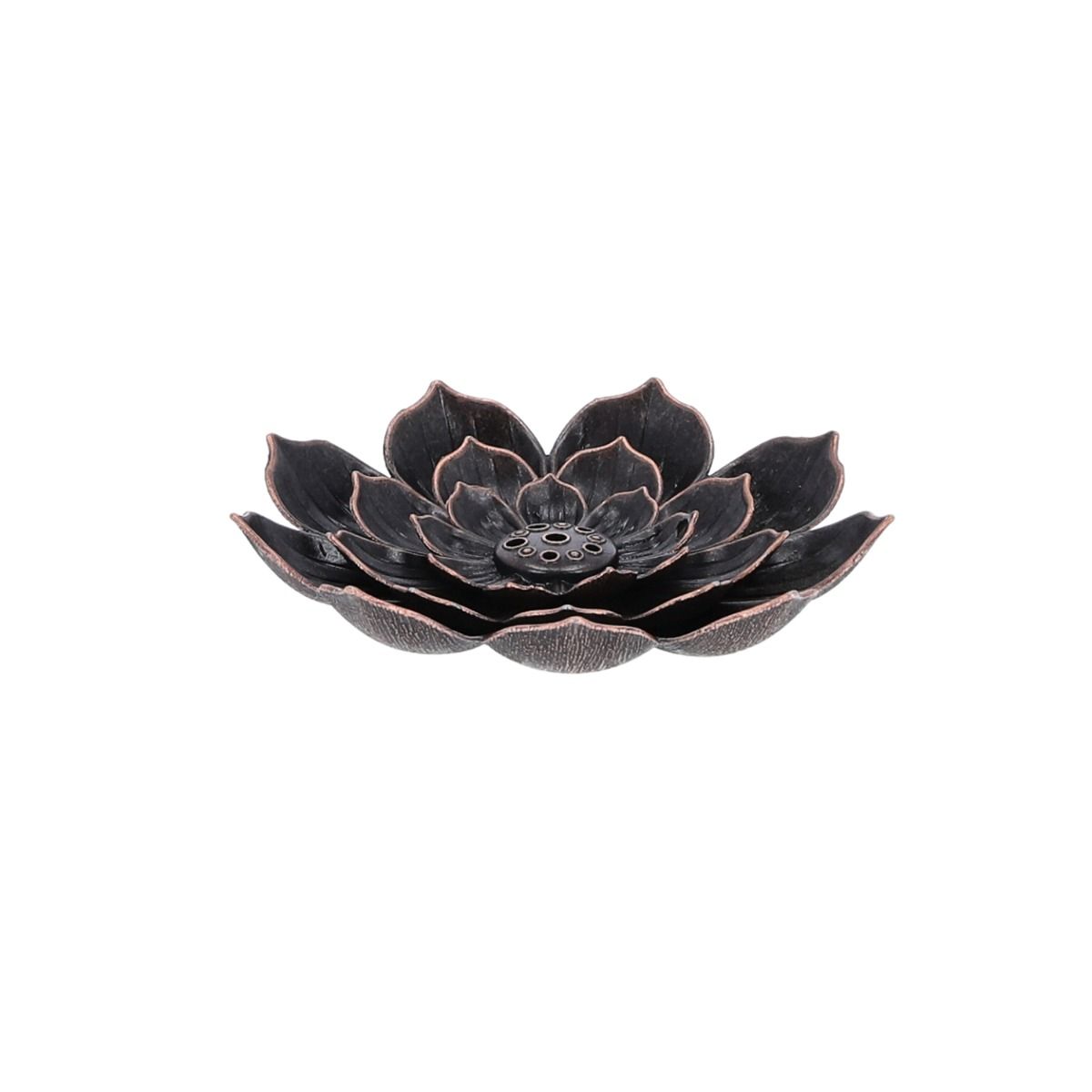 Räucherstäbchenhalter Lotus, bronce - 8.8cm