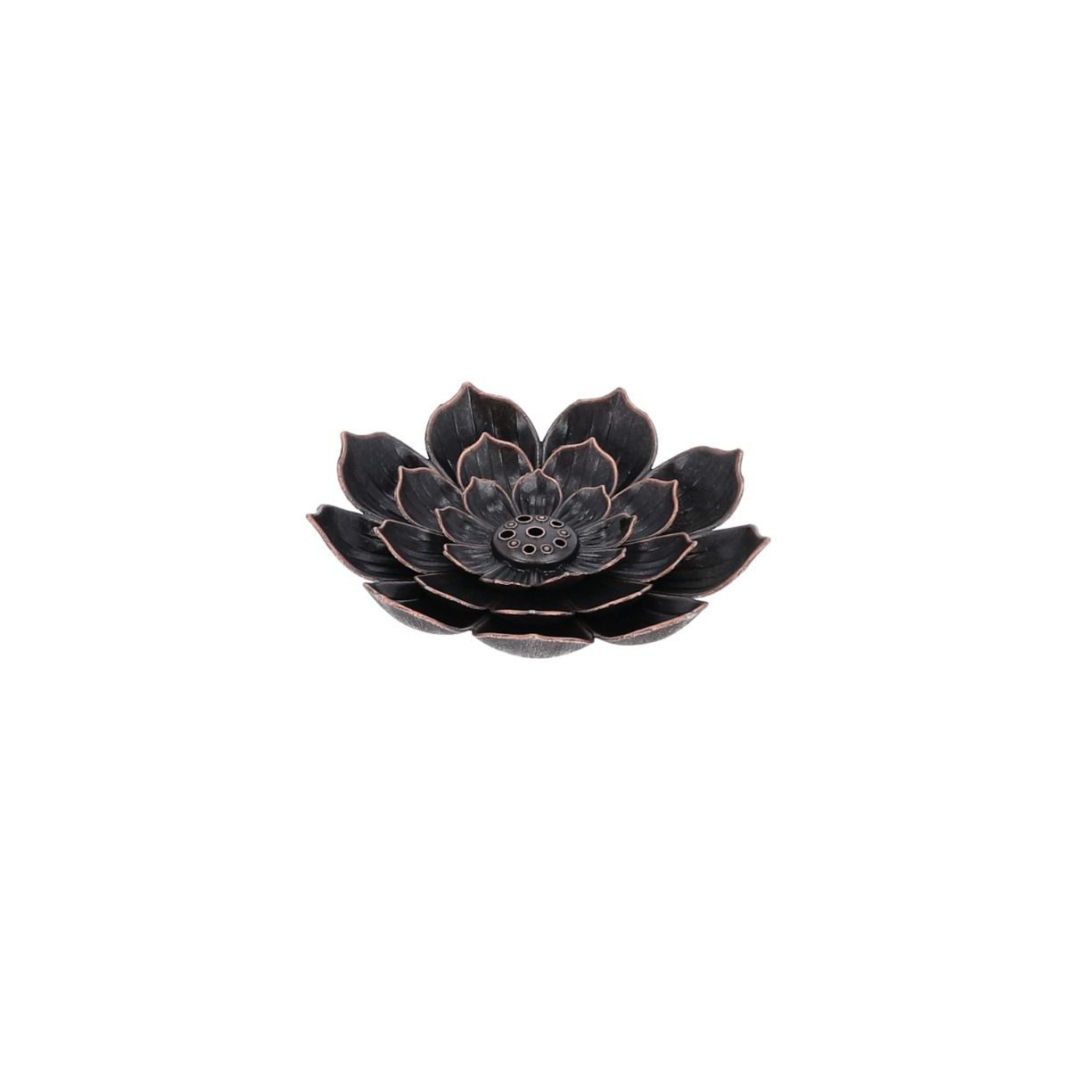 Räucherstäbchenhalter Lotus, bronce - 8.8cm