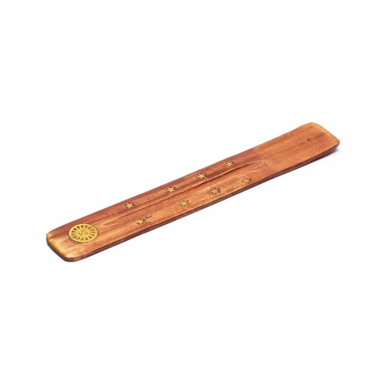 Räucherstäbchenhalter - Holz - Sonne - 1 Stück