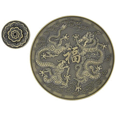 Räucherstäbchenhalter - Metall - Chinesischer Drachen - Bronze - 1 Stück