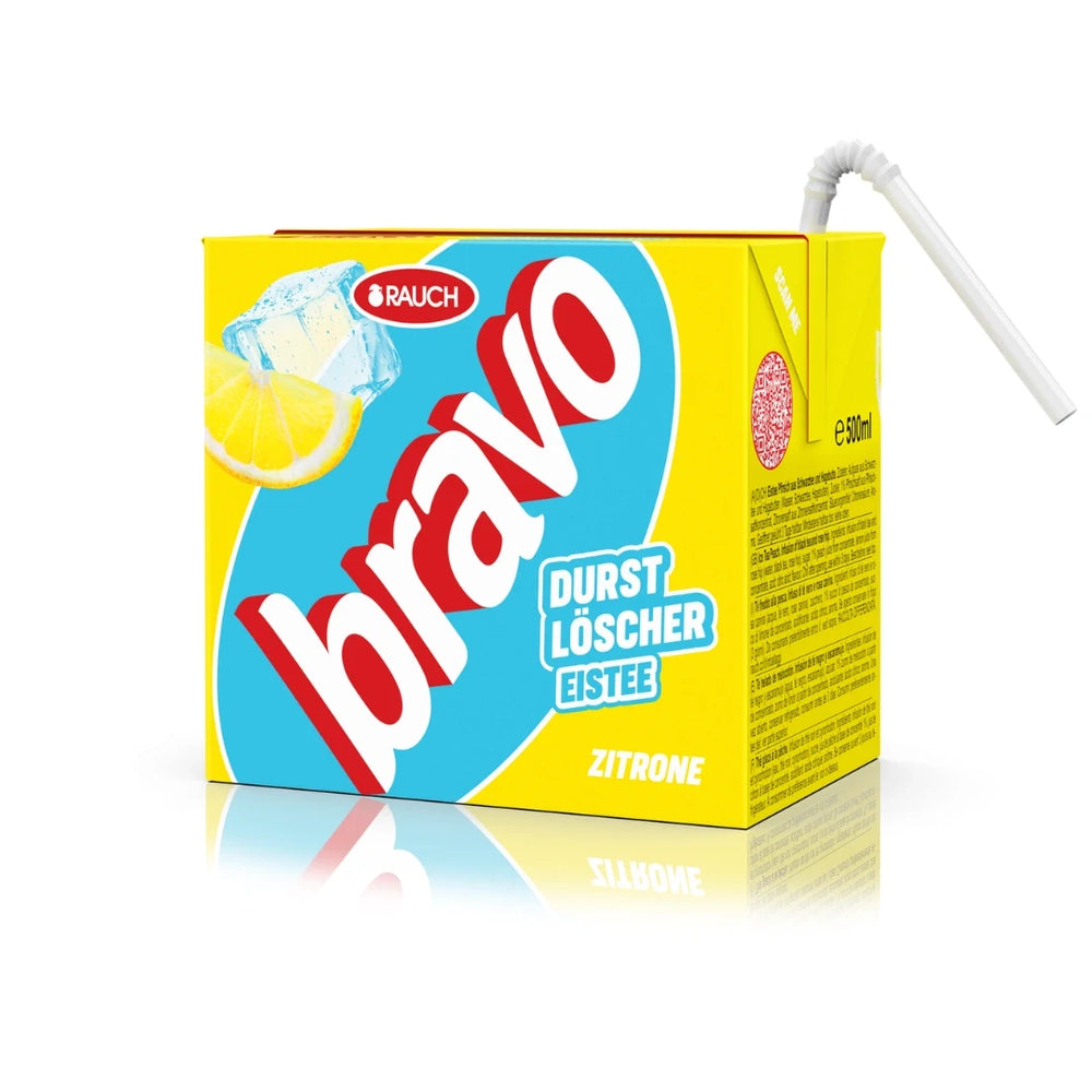 RAUCH - Bravo Durstlöscher Eistee Zitrone 0,5l - Nur Palettenversand