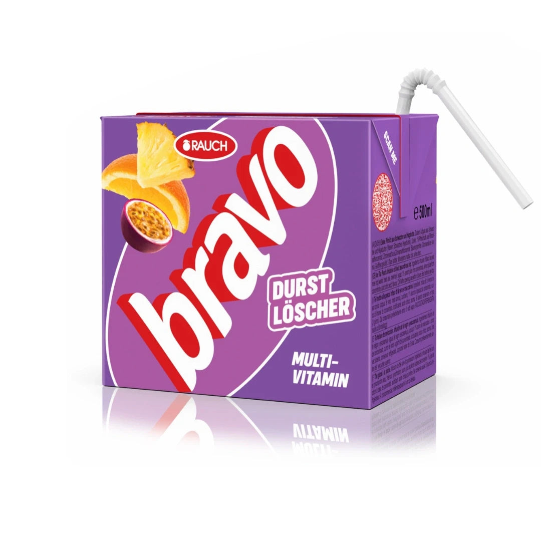 RAUCH - Bravo Durstlöscher Multivitamin 0,5l - Nur Palettenversand