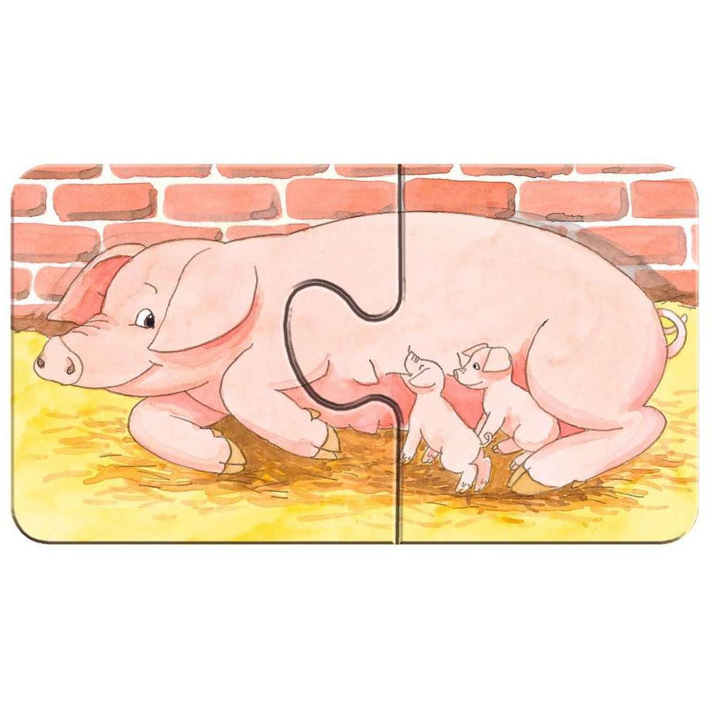 Puzzle Auf dem Bauernhof, 2 x 9 Teile