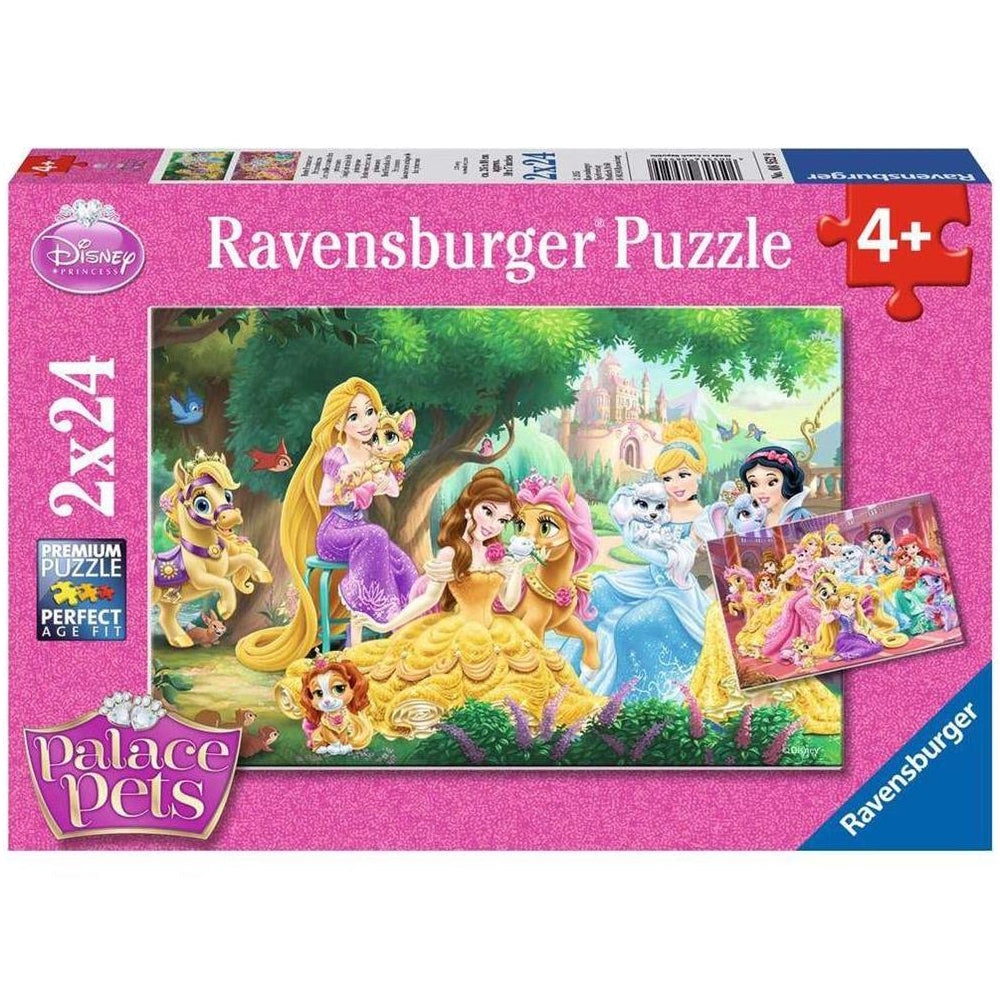 Puzzle Beste Freunde der Prinzessinnen, 2 x 24 Teile