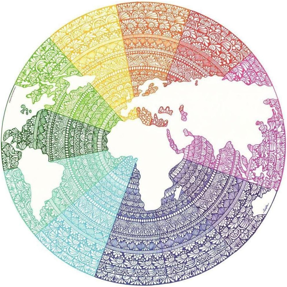 Puzzle Circle of Colors - Mandala, 500 Teile