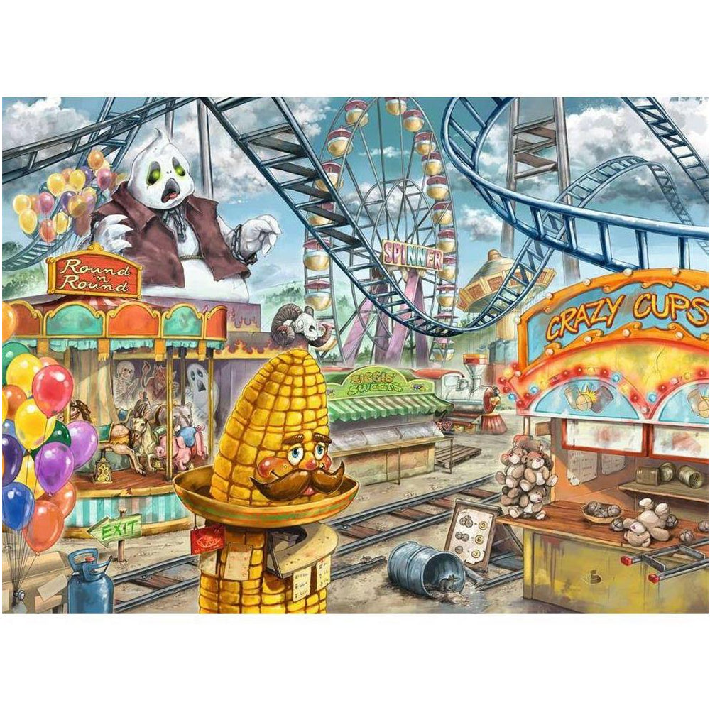 Puzzle ESCAPE KIDS Amusement Park, 368 Teile