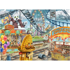 Puzzle ESCAPE KIDS Amusement Park, 368 Teile