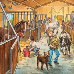 Puzzle Mein Reiterhof, 3 x 49 Teile