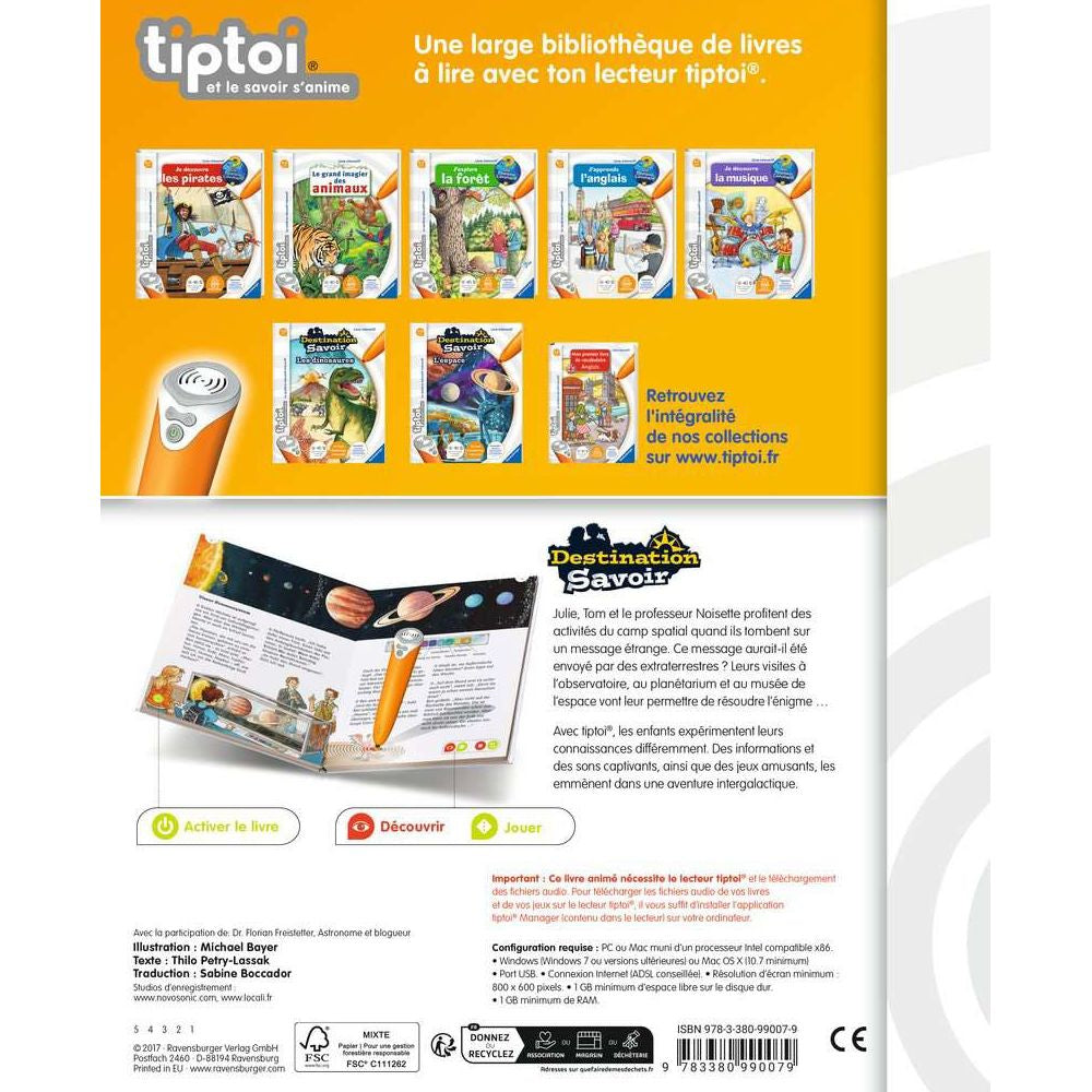 Ravensburger tiptoi® Destination Savoir LEspace