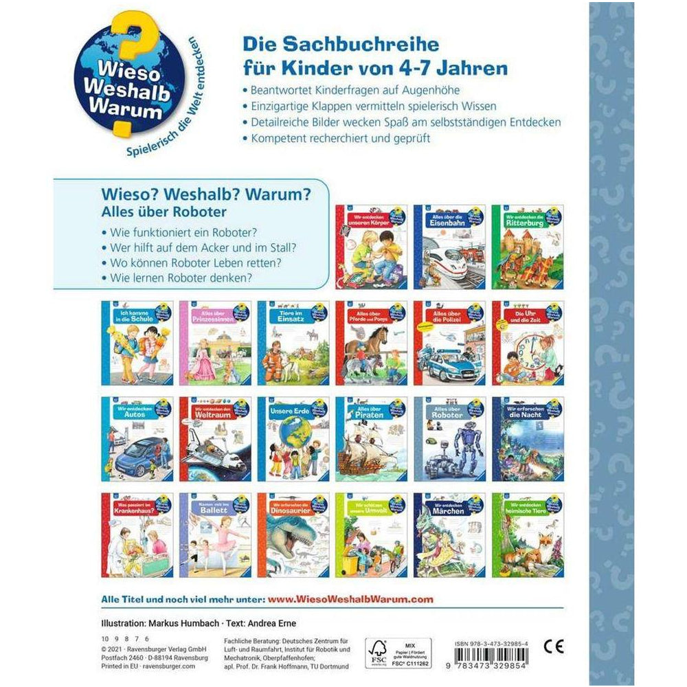 Ravensburger Wieso? Weshalb? Warum?, Band 47: Alles über Roboter