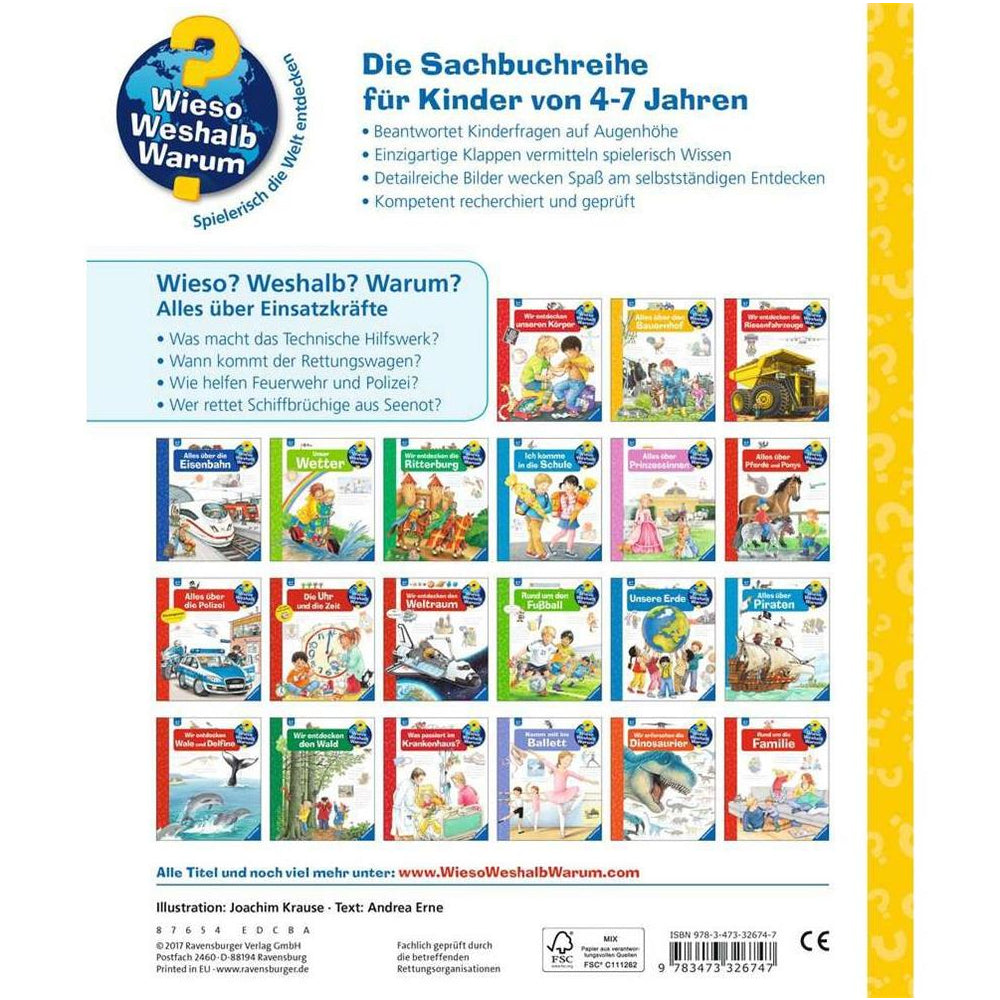 Ravensburger Wieso? Weshalb? Warum?, Band 65: Alles über Einsatzkräfte