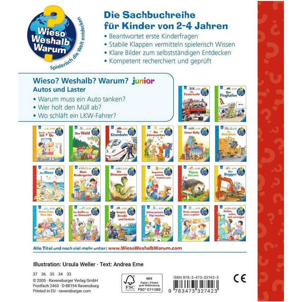 Ravensburger Wieso? Weshalb? Warum? junior, Band 11: Autos und Laster