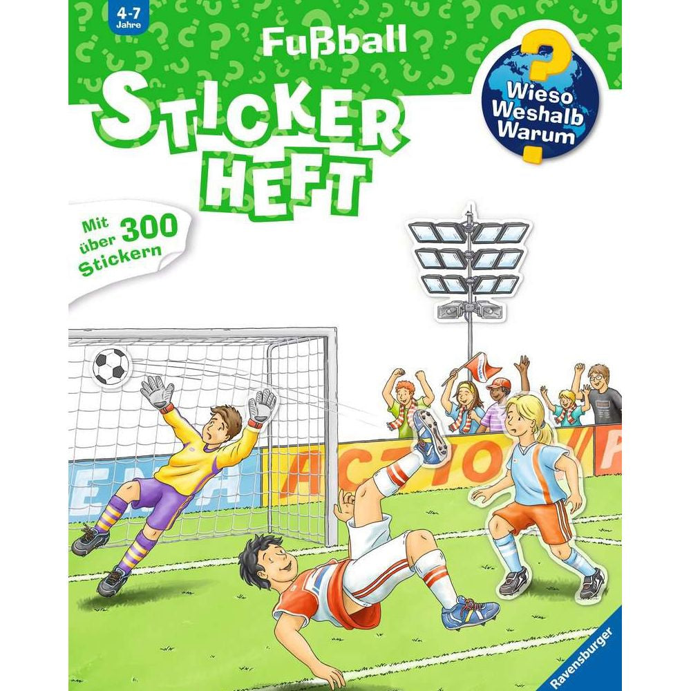 Ravensburger Wieso? Weshalb? Warum? Stickerheft: Fussball