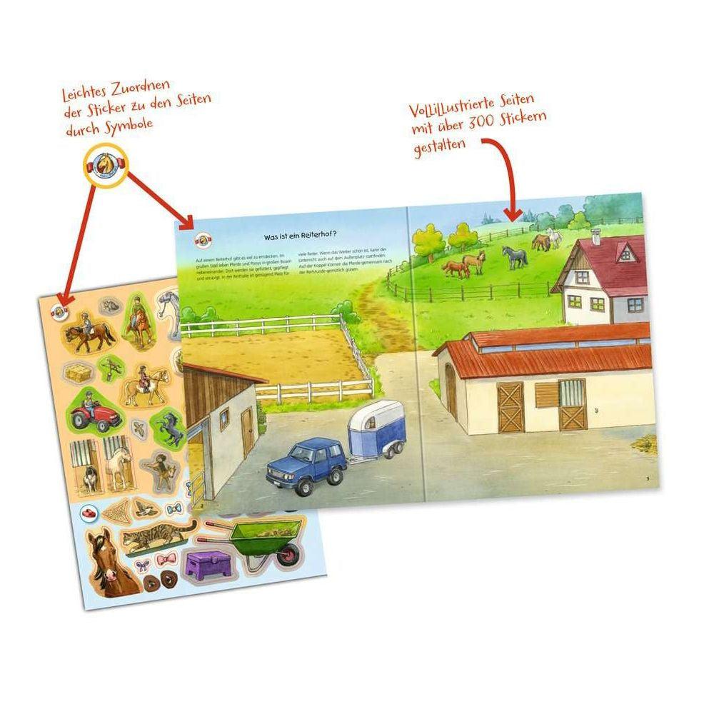 Ravensburger Wieso? Weshalb? Warum? Stickerheft:  Pferde