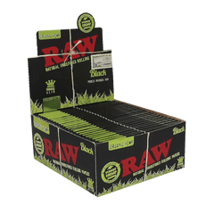 RAW - Black Organic Hemp - King Size Slim - Display - 50 x 32 Stück