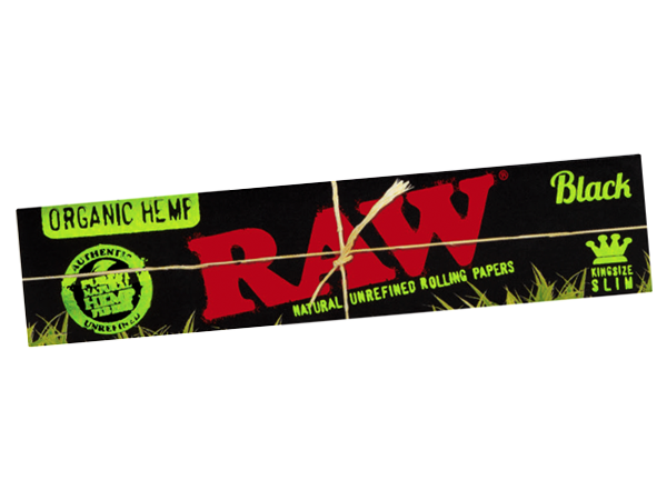 RAW Black Organic Hemp KS Slim (50er) 