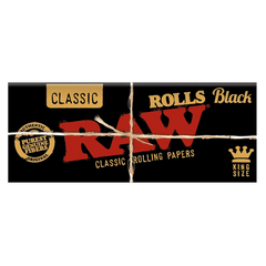 RAW - Black - Rolls King Size - 3m - Display - 12 Stück