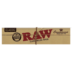 RAW - Classic - Connoisseur King Size Slim + Tips - Display - 24 x 32 Stück