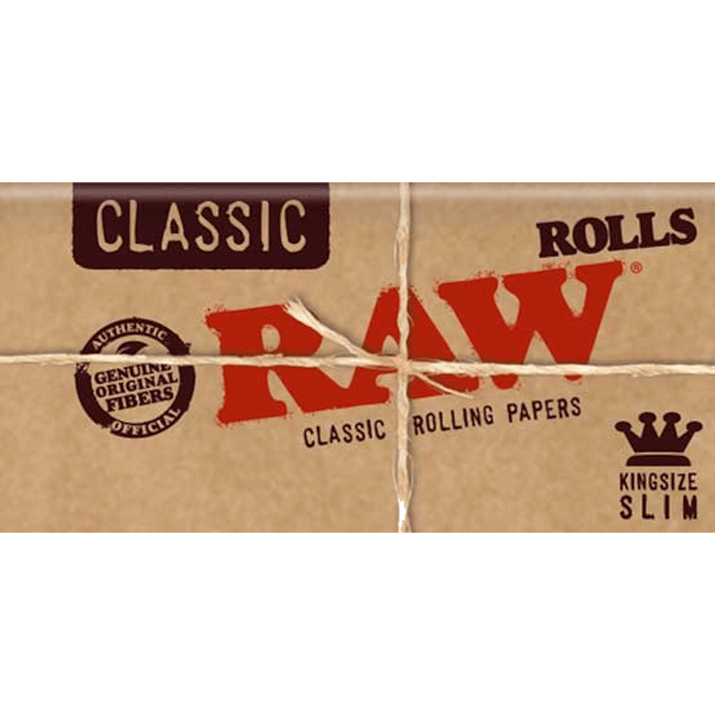 RAW - Classic - Rolls King Size Slim - 5m - Display - 24 Stück