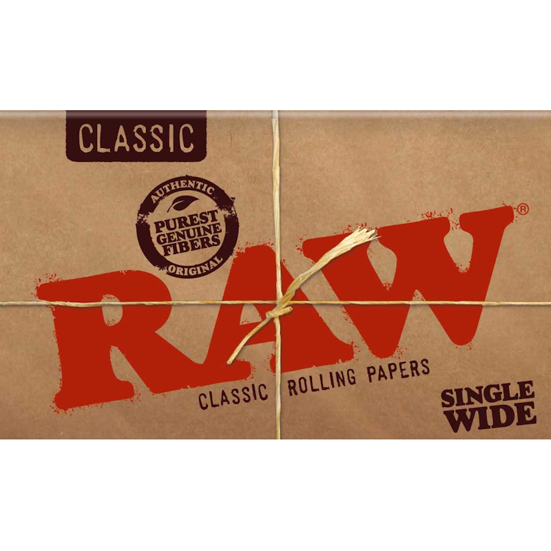 RAW - Classic - Single Wide Double Window - Display - 25 x 100 Stück