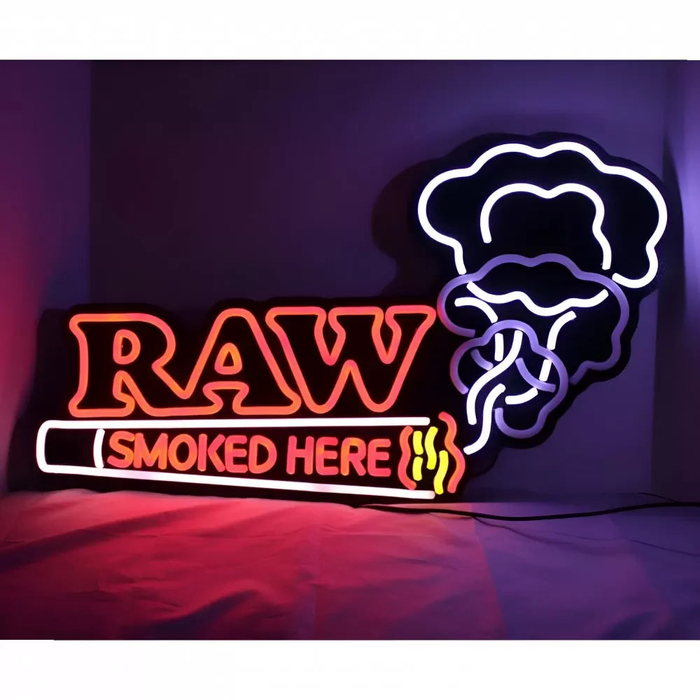 RAW - LED - Leuchtschild - Get Lit