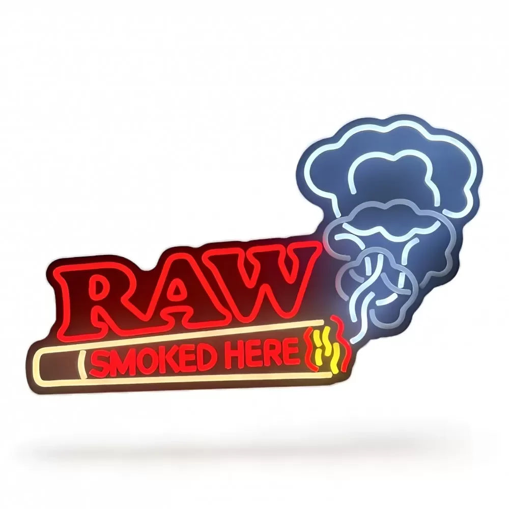 RAW - LED - Leuchtschild - Get Lit
