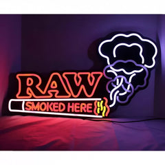 RAW - LED - Leuchtschild - Get Lit
