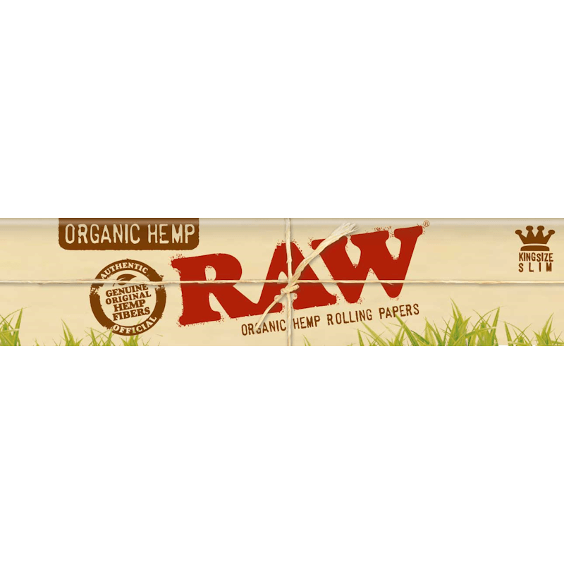 RAW - Organic Hemp - King Size Slim - Display - 50 x 32 Stück