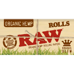 RAW - Organic Hemp - Rolls Slim - 5m - Display - 24 Stück