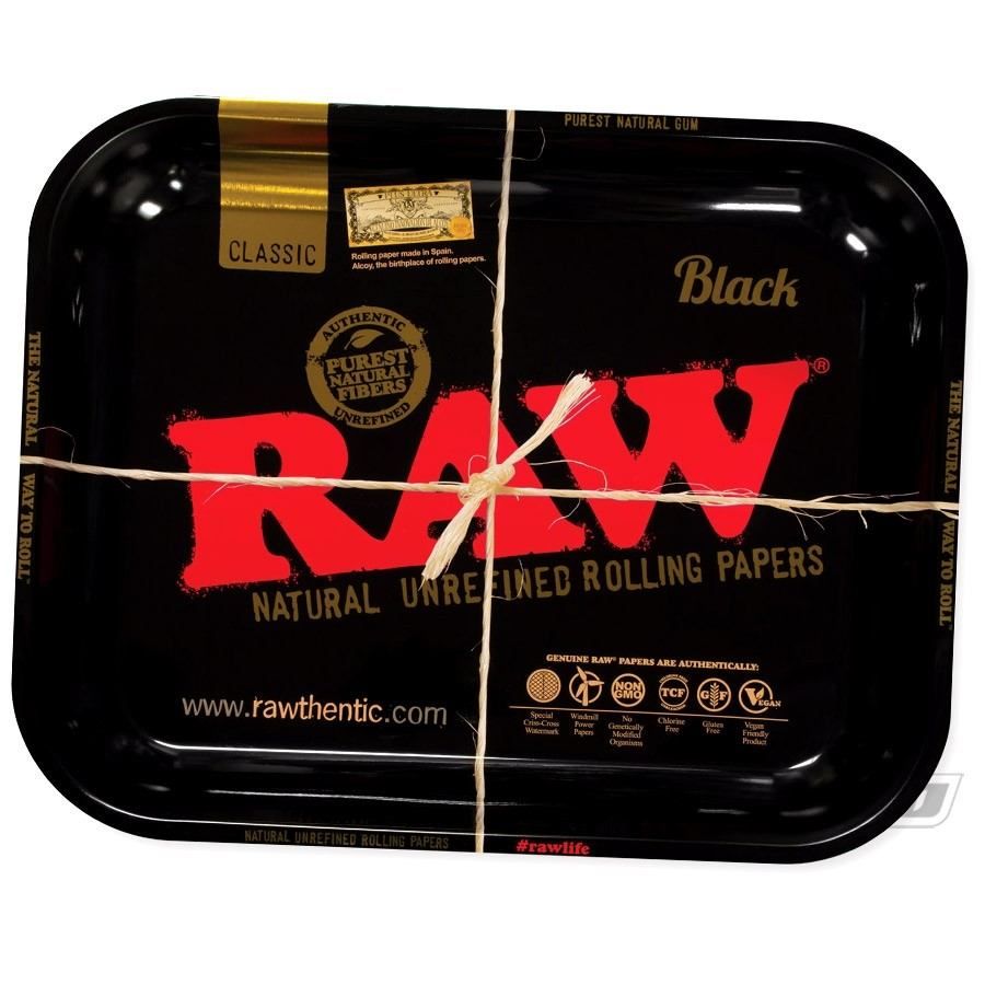 RAW Black Tray, 27.5 x 17.5cm 